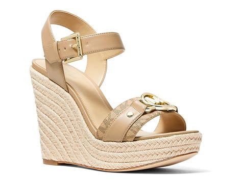 michael kors espadrille rose starss|Michael Kors wedge sandals.